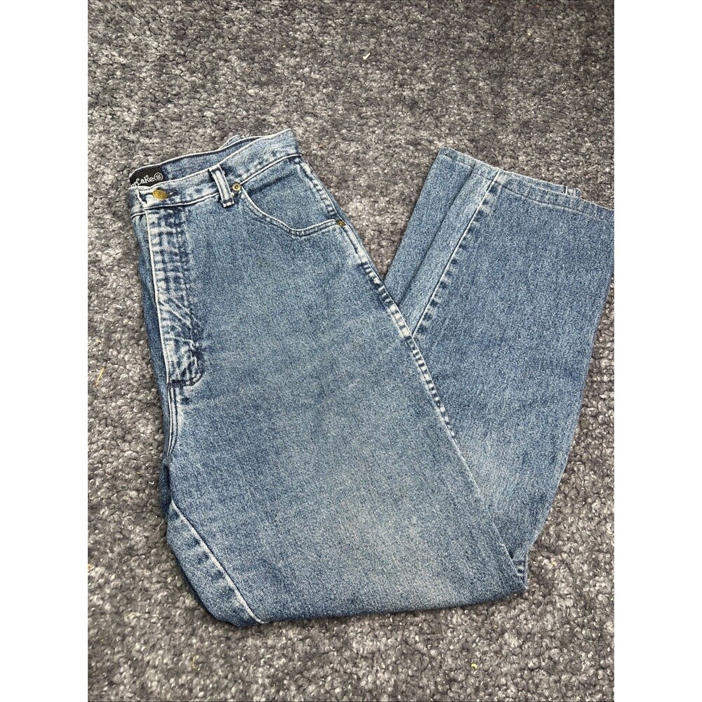 Vintage Wrangler Silverlake Jeans Womens 15 Blue Denim Made USA